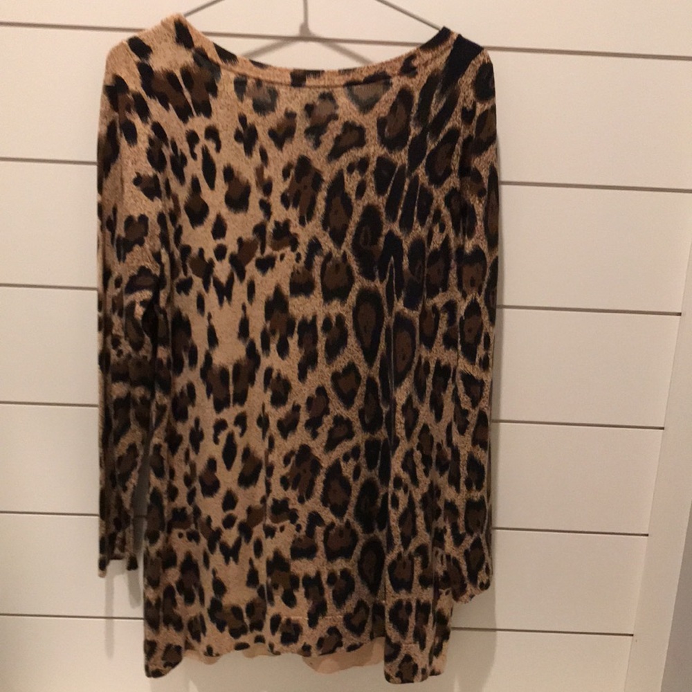 I-N-C International Concepts Leopard Print Sweater - image 2